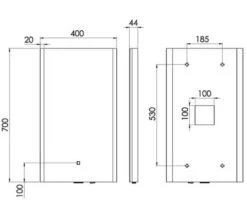 Saneux Air Electric Mirror With Acrylic Lighting Profiles -Duravit Store M700 2022 6 23 10 6 32 131