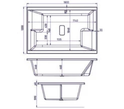 Trojan Amare 1800 X 1200mm Superdeep Double Ended Inset Bath White -Duravit Store M700 2022 6 24 8 12 49 528
