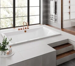 Trojan Amare 1800 X 1200mm Superdeep Double Ended Inset Bath White