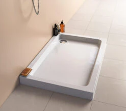 Mira Flight Rectangular Shower Tray White With Waste