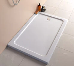 Mira Flight Safe Rectangle Shower Tray White