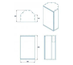 Croydex Simplicity Self Assembly White Corner Mirror Cabinet -Duravit Store M700 2022 6 28 9 33 50 54