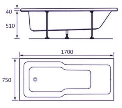 Trojan Evolve Rectangular Encapsulated Shower Bath White -Duravit Store M700 2022 6 30 14 39 55 621