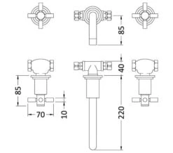 Hudson Reed Tec Wall Mounted Basin Mixer Tap -Duravit Store M700 2022 7 1 7 32 29 404