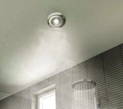 HIB Cyclone Wet Room LED Illuminated Inline Extractor Fan
