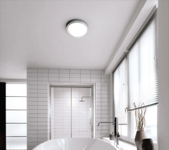 HIB Momentum LED Illuminated Circular Ceiling Light Chrome - 0690 3 HIB Momentum LED Illuminated Circular Ceiling Light Chrome - 0690