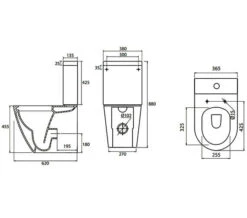 Tavistock Orbit Fully Enclosed Comfort Height Close Coupled WC With Cistern And Seat -Duravit Store M700 2022 7 14 7 44 27 547