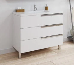 Roca Victoria-N Unik Luxurious 3-Drawer Wall Hung Unit 600mm With Basin
