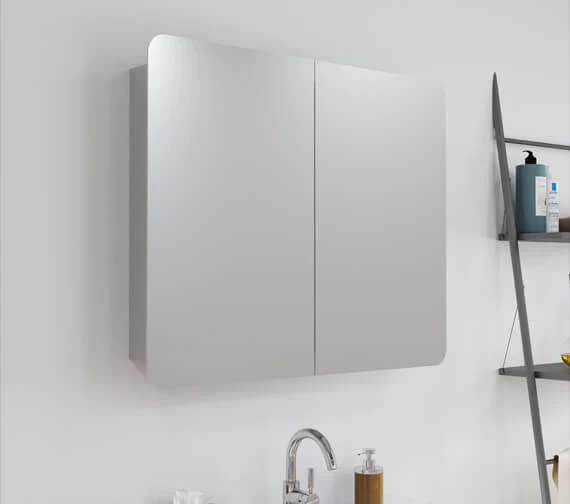 RAK Duo Stainless Steel 800 X 660mm Double Door Mirror Cabinet 3 RAK Duo Stainless Steel 800 X 660mm Double Door Mirror Cabinet