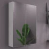 Croydex Anton Stainless Steel Double Door Standard Mirror Cabinet -Duravit Store M700 2022 7 19 9 52 58 690
