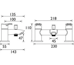 Bristan Capri Chrome Bath Mixer Tap -Duravit Store M700 2022 7 20 12 31 27 594