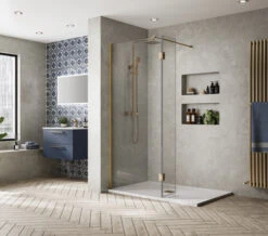 Aquadart Wetroom 10 Walk-In 2000mm High Shower Glass Panel