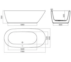 April Cayton Contemporary White Freestanding Oval Shaped Bath 8 April Cayton Contemporary White Freestanding Oval Shaped Bath -Duravit Store M700 2022 7 23 11 39 38 20