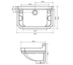 Tavistock Vitoria Traditional Style 500mm Cloakroom Unit And Basin -Duravit Store M700 2022 7 26 13 2 26 737