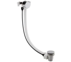Nuie Freeflow Bath Filler With Chrome Pop-Up Waste And Overflow