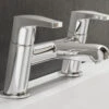 Bristan Orta Deck Mounted Chrome Bath Mixer Tap