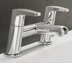 Bristan Orta Deck Mounted Chrome Bath Mixer Tap