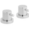 Vado Zoo Three Forth Inch Deck Mounted Chrome Stop Valves Pair -Duravit Store M700 2022 7 4 10 20 40 234