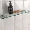 Miller Bond Glass Shelf With Guard Rail 500mm - 8702C 2 Miller Bond Glass Shelf With Guard Rail 500mm - 8702C -Duravit Store M700 2022 7 4 10 4 48 767