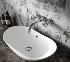 Hudson Reed Revolution Industrial 3 Hole Wall Mounted Basin Mixer Tap -Duravit Store M700 2022 7 4 8 34 55 111