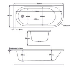 Trojan J Shape Single Ended Encapsulated Bath White 6 Trojan J Shape Single Ended Encapsulated Bath White -Duravit Store M700 2022 7 6 13 43 23 498
