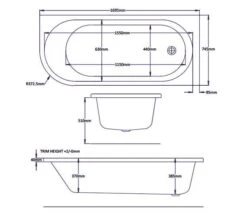 Trojan J Shape Single Ended Encapsulated Bath White 7 Trojan J Shape Single Ended Encapsulated Bath White -Duravit Store M700 2022 7 6 13 43 47 882