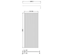 Hudson Reed Fluted Fixed Wall Wetroom Screen -Duravit Store M700 2022 7 7 13 13 32 81