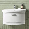 Tavistock Tempo 650mm Wall Mounted Unit And Basin