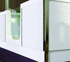 Trojan Style Easy Access Shower Bath With Bath Screen And Twin Waste -Duravit Store M700 2022 7 8 13 34 13 568