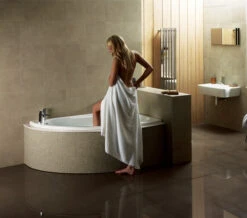 Aqua Orlah 1500 X 1040mm Offset Corner Whirlpool Bath