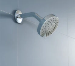 Vado Wall Mounted Multi Function Fixed Chrome Shower Head With Arm