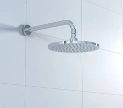 Crosswater Fusion Chrome 250mm Round Fixed Head And 340mm Wall Arm