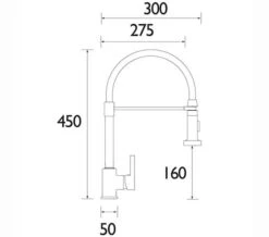 Bristan Liquorice Chrome Sink Mixer Tap With Pull Out Hose -Duravit Store M700 2022 8 12 10 1 3 374