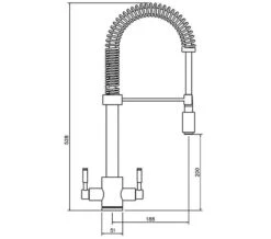 Rangemaster Aquatrend Spring Dual Lever Chrome Kitchen Sink Mixer Tap -Duravit Store M700 2022 8 12 13 17 53 926