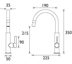 Bristan Melba Deck Mounted Kitchen Sink Mixer Tap -Duravit Store M700 2022 8 12 13 28 4 631