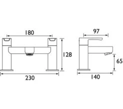 Bristan Nero Deck Mounted Chrome Bath Mixer Tap -Duravit Store M700 2022 8 13 10 9 58 42
