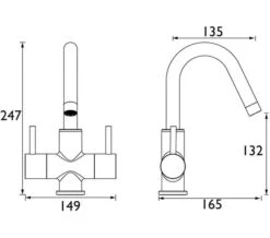 Bristan Prism 2 Handle Chrome Basin Mixer Tap With Swivel Spout 7 Bristan Prism 2 Handle Chrome Basin Mixer Tap With Swivel Spout -Duravit Store M700 2022 8 17 13 11 4 592