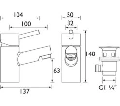 Bristan Prism Deck Mounted Chrome Basin Mixer Tap -Duravit Store M700 2022 8 18 11 57 29 549