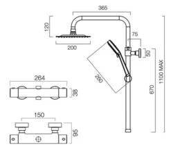 Tavistock Quantum Cool Touch Thermostatic Dual Control Bar Valve With Shower Set 12 Tavistock Quantum Cool Touch Thermostatic Dual Control Bar Valve With Shower Set -Duravit Store M700 2022 8 19 7 38 31 809