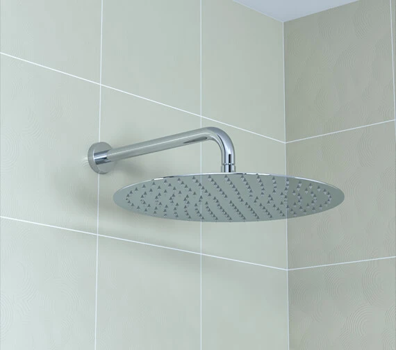 Hudson Reed Round Fixed Shower Head Chrome 6 Hudson Reed Round Fixed Shower Head Chrome - Image 4