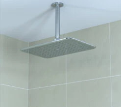 Crosswater Essence 320 X 210mm Rectangular Chrome Shower Head - FH321C -Duravit Store M700 2022 8 2 10 12 55 312