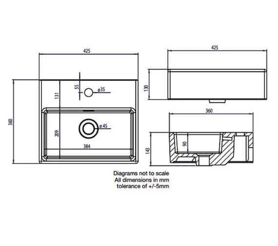 Tavistock Lansdown 430mm Cloakroom Unit And Basin 10 Tavistock Lansdown 430mm Cloakroom Unit And Basin - Image 8
