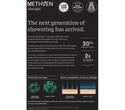 Methven Aio Aurajet Slide Rail Shower Kit Chrome -Duravit Store M700 2022 8 22 7 28 47 24