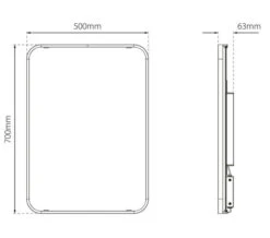 Sensio Aspect Illuminated Bathroom Mirror -Duravit Store M700 2022 8 23 8 12 21 721