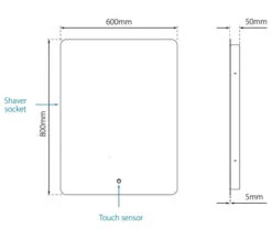 Sensio Reagan 600x800mm Backlit LED Illuminated Mirror -Duravit Store M700 2022 8 24 11 32 21 196