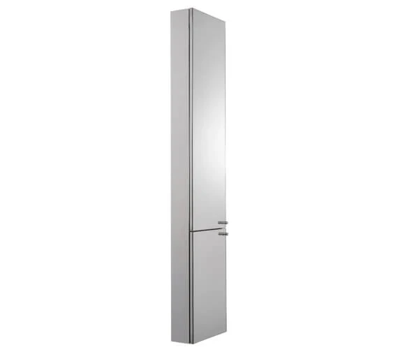 Croydex Nile Stainless Steel Tall Cabinet With Mirrored Doors 8 Croydex Nile Stainless Steel Tall Cabinet With Mirrored Doors - Image 6