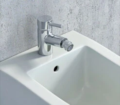 Imex Xcite Chrome Single Lever Bidet Mixer Tap With Clicker Waste