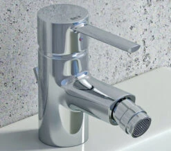 Roca Targa Chrome Bidet Mixer Tap Without Waste