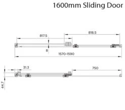 Aquadart Rolla 8 Sliding Shower Door 2000mm High -Duravit Store M700 2022 8 3 14 20 57 225