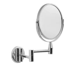 Croydex Britannia Wall Mounted Small Round 2X Magnifying Mirror